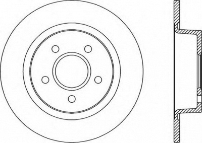 OPEN PARTS bda217010 -  Тормозной диск